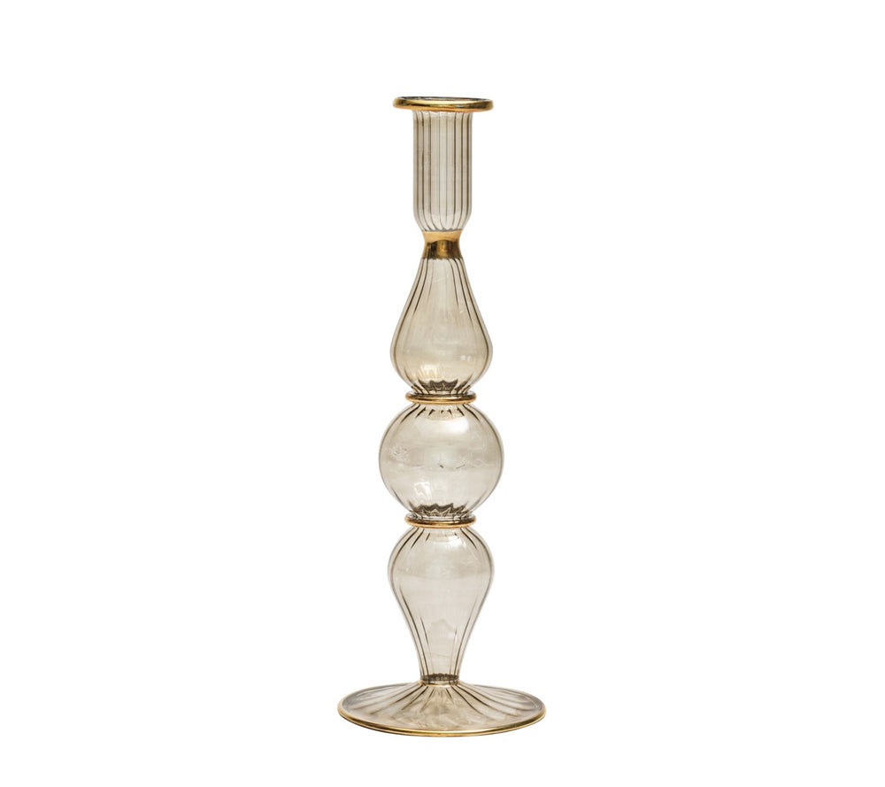 Ripple Candlestick in Smoke