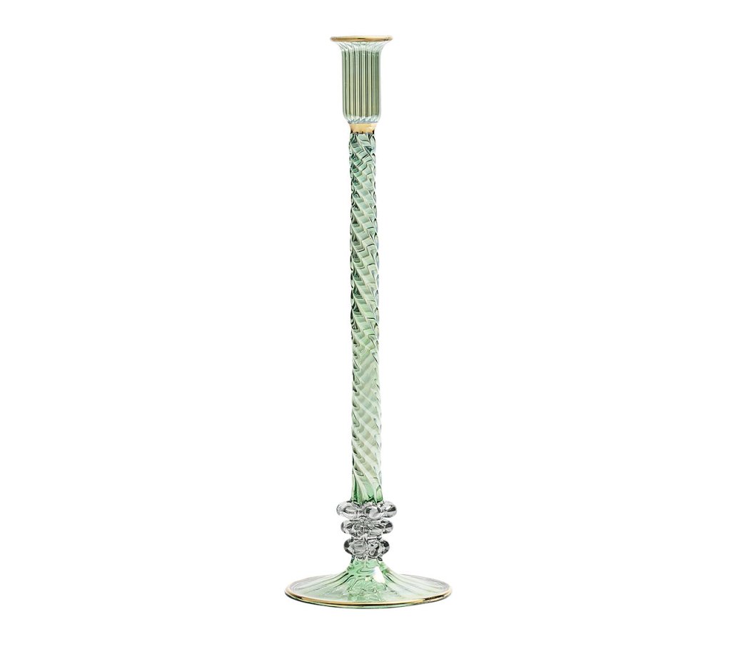 Kim Seybert, Inc.Braid Candle Holder in GreenHome Decor