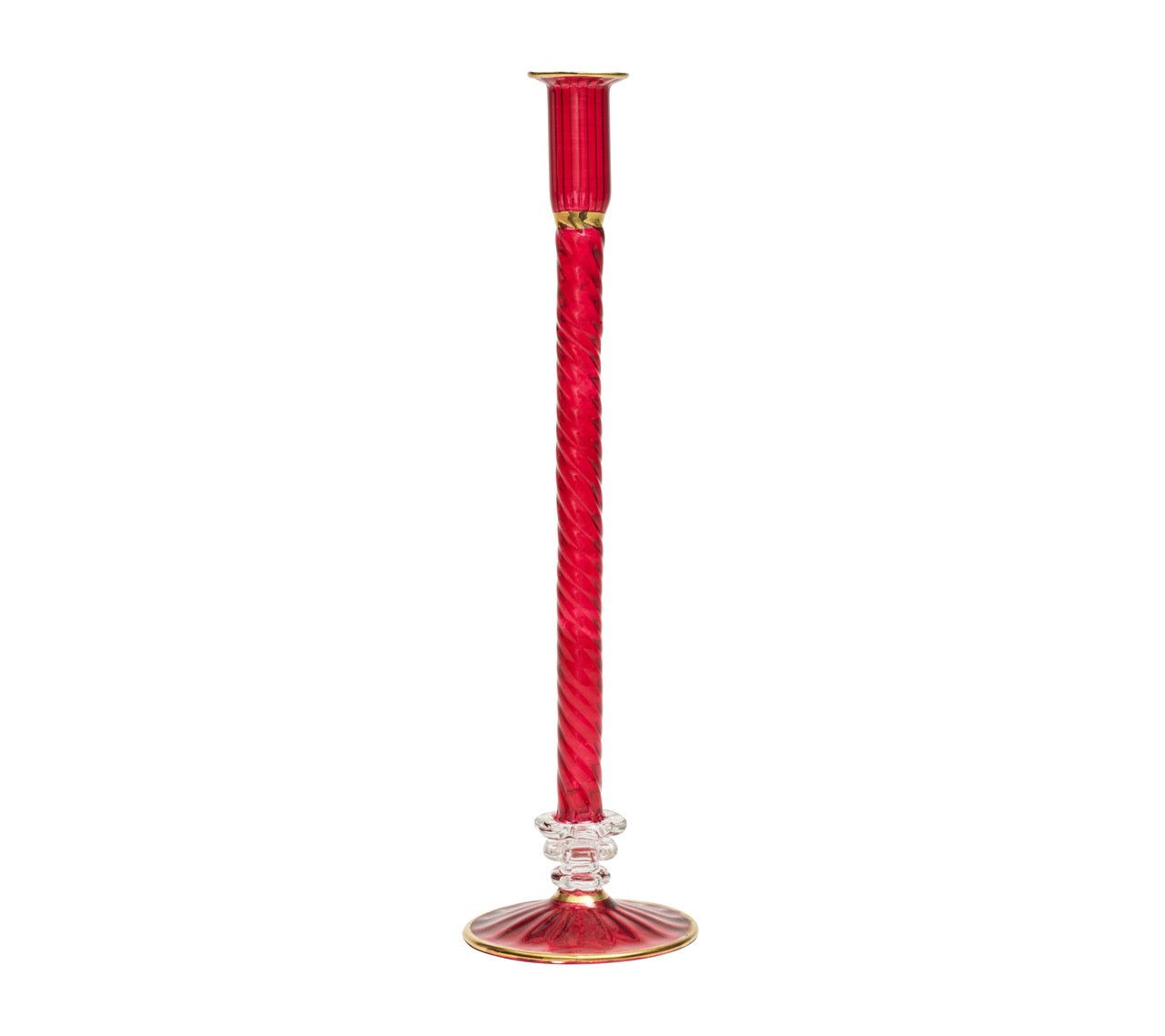 Braid Candlestick in Ruby