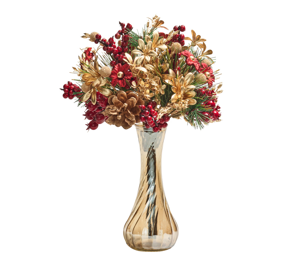 Xmas Cheer Floral Bouquet, 11"