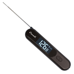 Infrared Surface and Folding Probe Digital Thermometer in Black