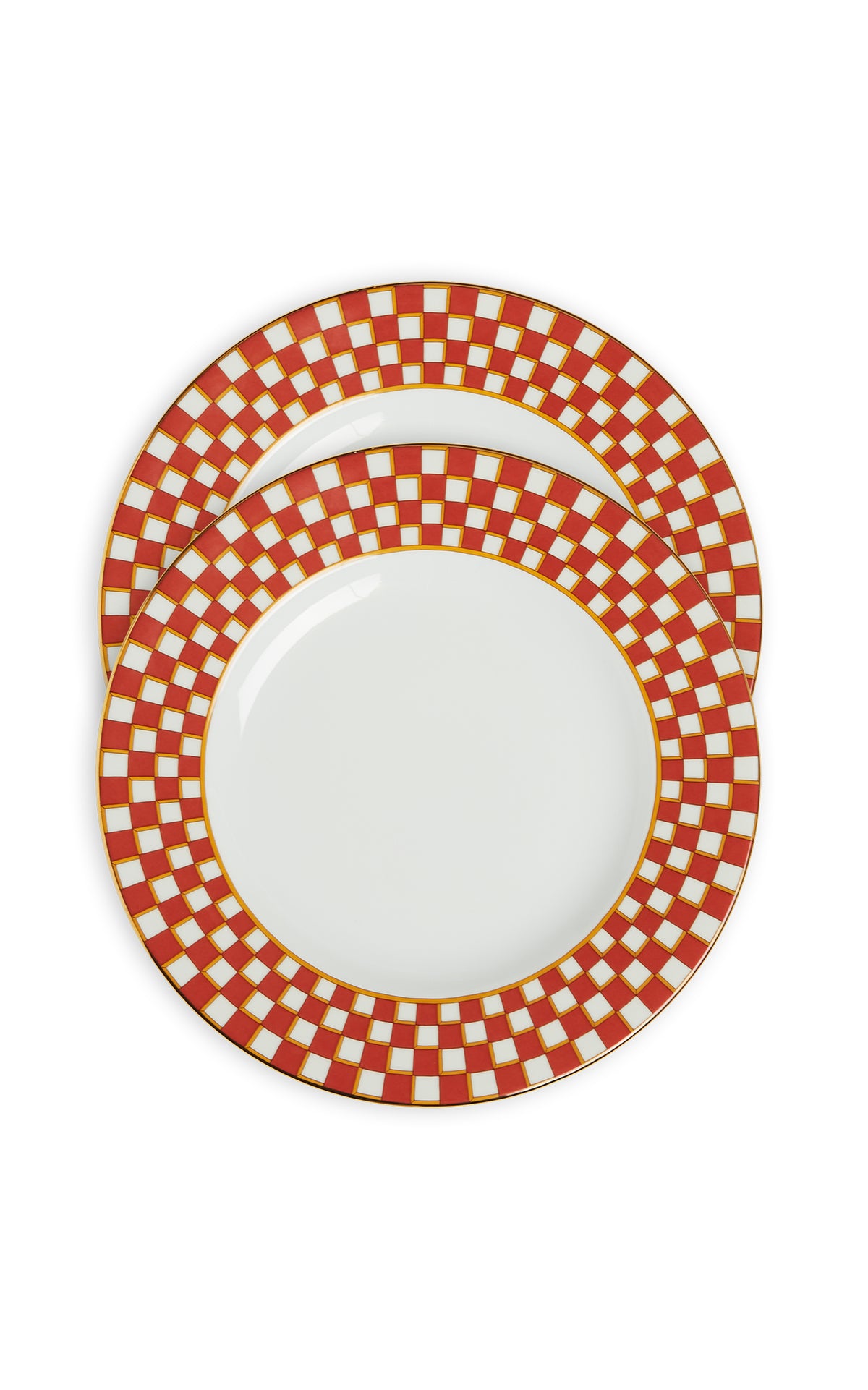 Dinner Plates in Apollo Mattone, Set of 2