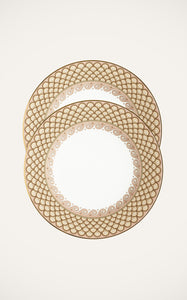 Dinner Plates in Odysseus Dusty Pink, Set of 2