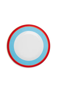 Dinner Plates in Rainbow Azzurro Light Blue, Set of 2