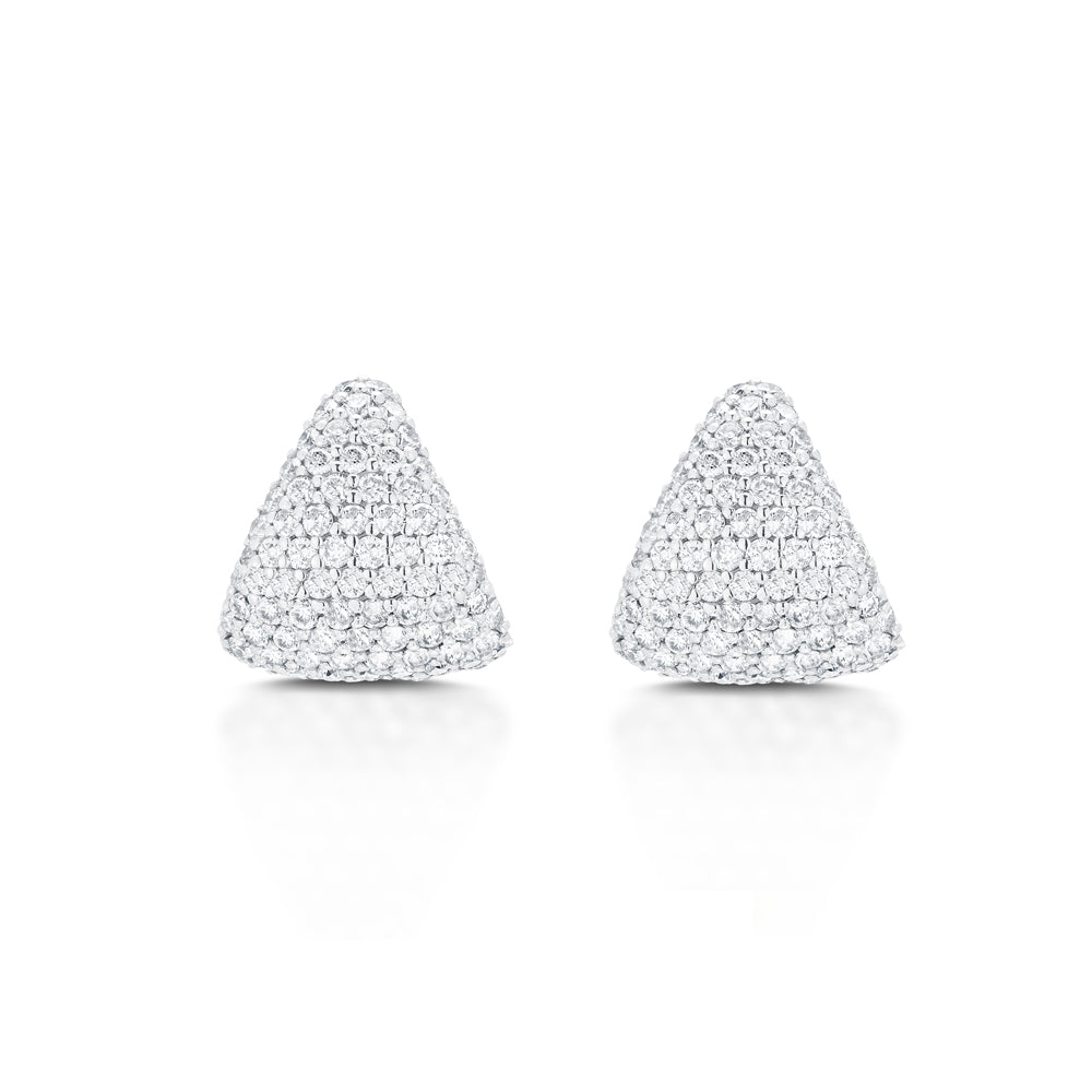 Diamond-Earring-Cup-White-Gold-A, 14k white gold