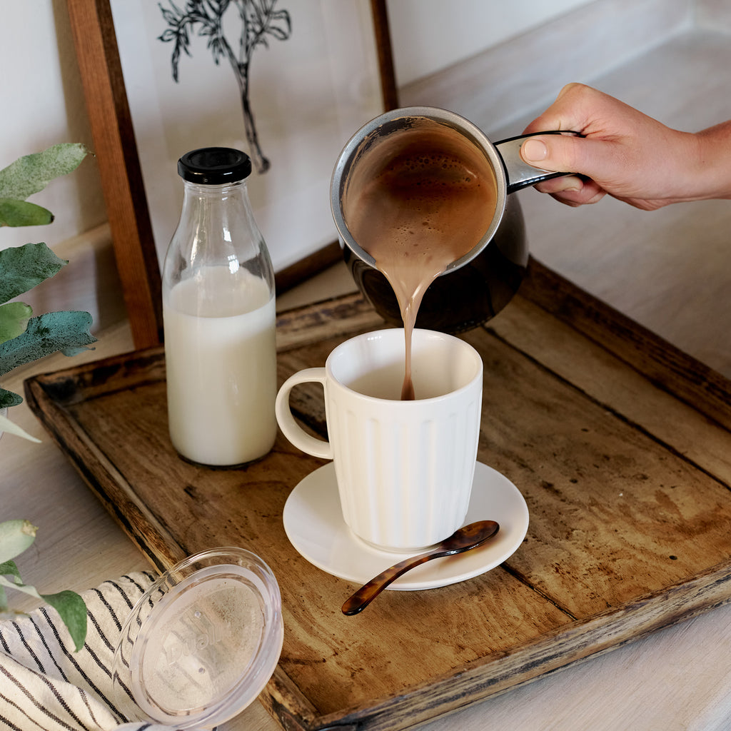 Milk Frother & Hot Chocolate Maker in Black