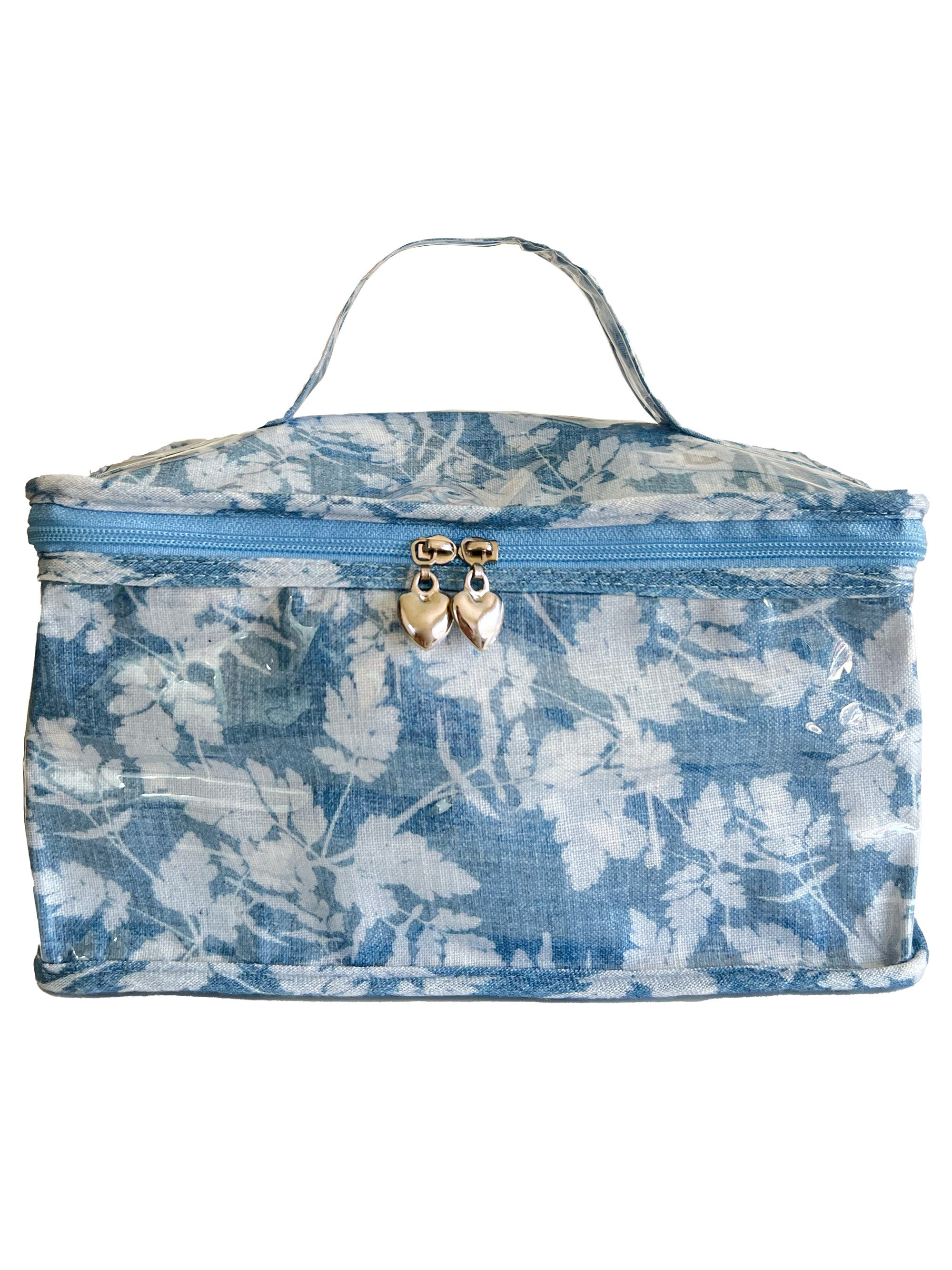 Vanity Bag in Floral Denim