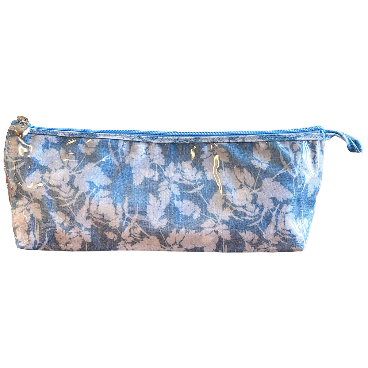 Brush Bag long in Floral Denim