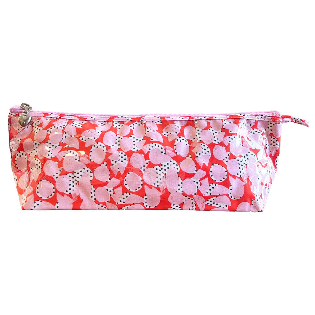 Brush Bag in Pebble Polka Dot