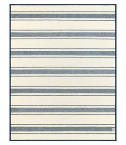 Dockside Stripe Navy Blanket