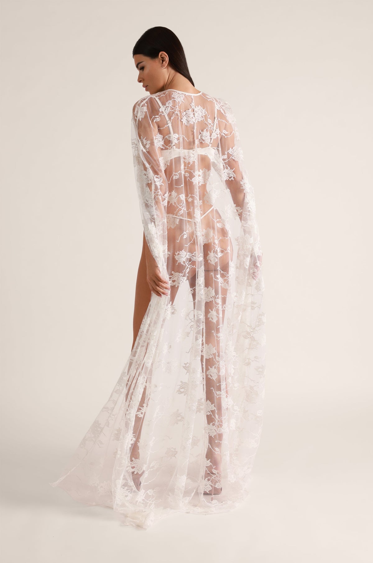 Dominique Cape in Ivory