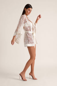 Coquette Kimono in Ivory