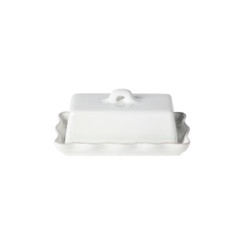 Costa Nova - Casafina ~ Cook & Host ~ Rect. Butter Dish 8' w/ Lid, White, Price $53.00 in Charleston, SC from The Boutique Charleston