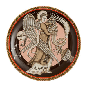 Decorative Plate in The Angel Testa di Moro