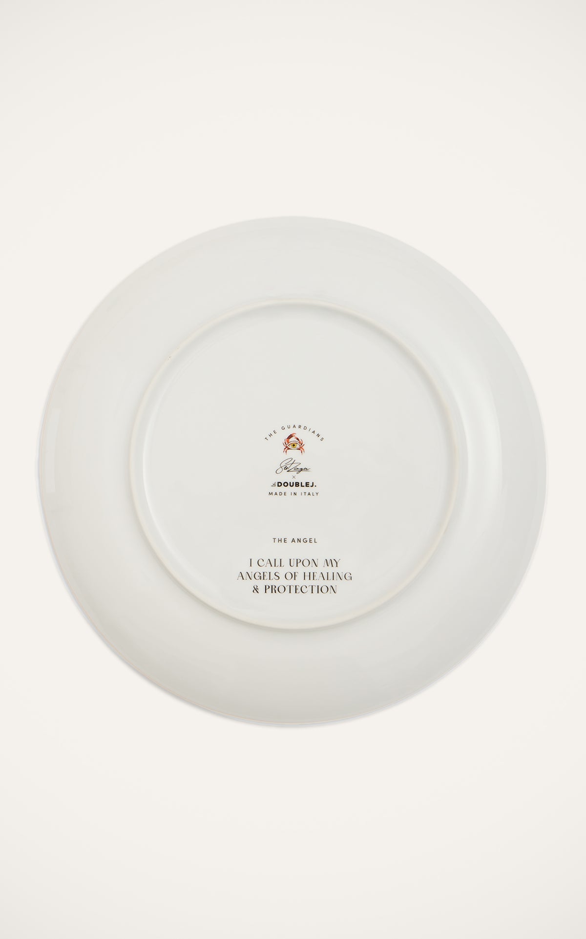 Decorative Plate in The Angel Testa di Moro