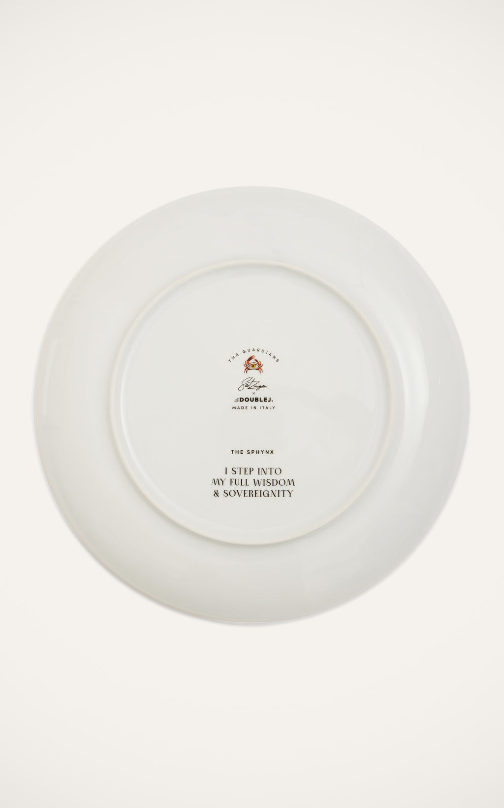 Decorative Plate in The Sphynx Saffron