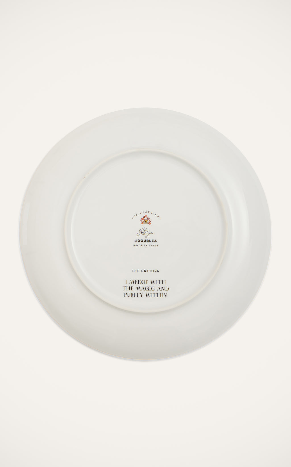 Decorative Plate in The Unicorn Light Green
