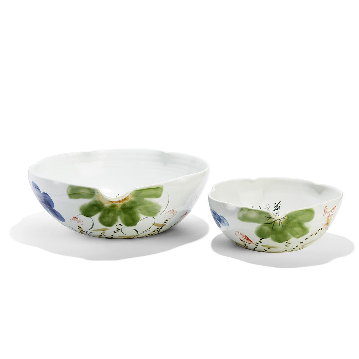 Japanese Blossoms Bowls, Set of 2