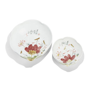 Japanese Blossoms Bowls, Set of 2