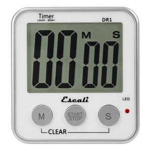 Extra Large Display Digital Timer in White