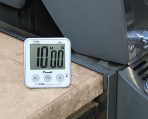 Extra Large Display Digital Timer in White