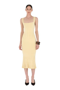 Atalanta Short Dress in Camomile