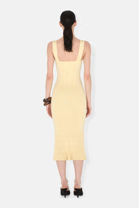 Atalanta Short Dress in Camomile