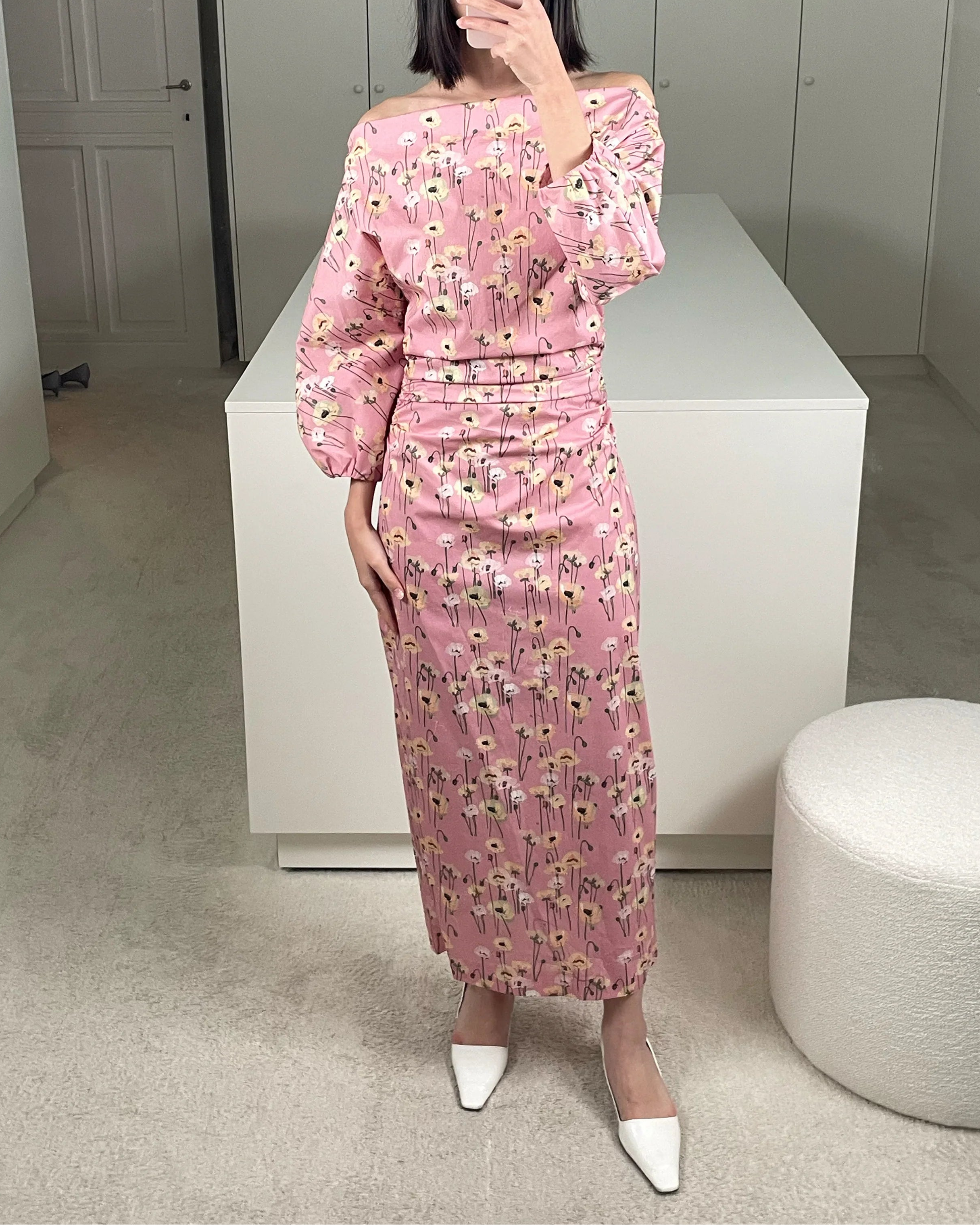 Ezra Dress in Small Poppies