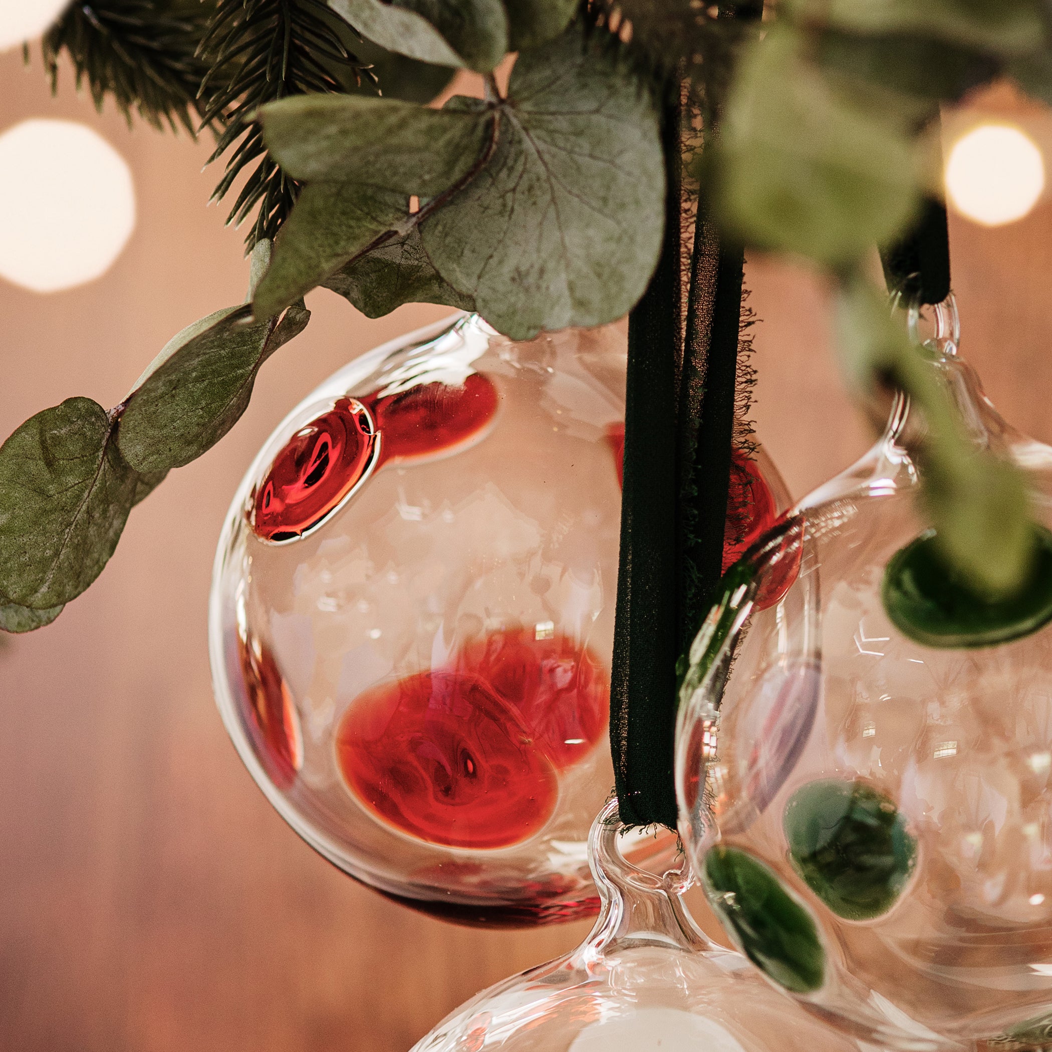 Drop Ornament in Red