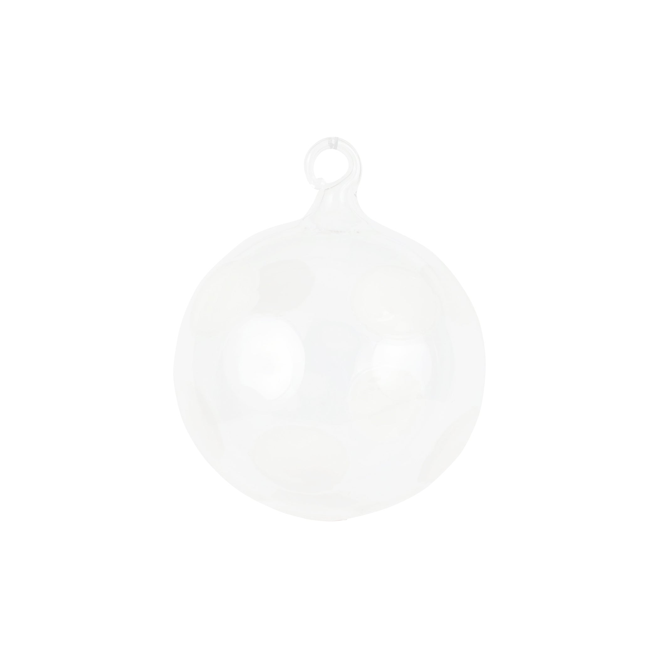 Drop Ornament in White