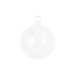 Drop Ornament in White