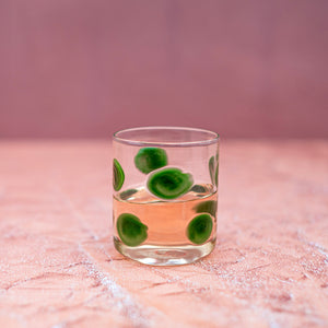 Drop Green Double Old Fashioned, Set of 2