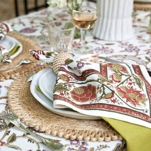Louise Napkins Multicolor, Set of 4