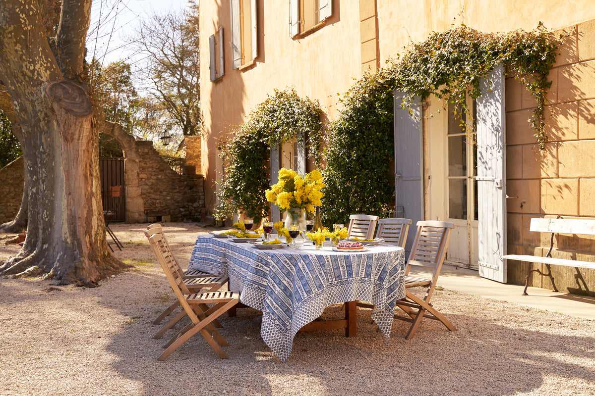 Provence Avignon Tablecloth in Blue & Marine