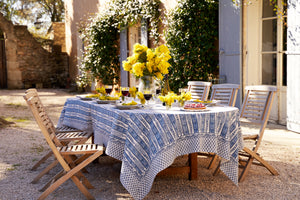 Provence Avignon Tablecloth in Blue & Marine