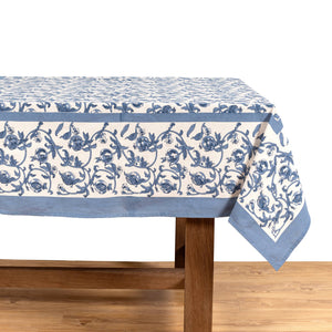 French Tablecloth Granada Cornflower Blue