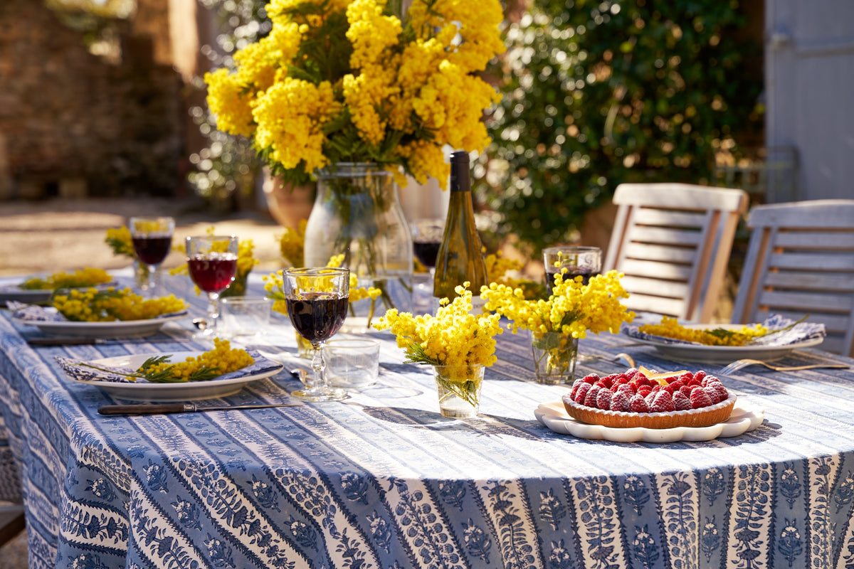 Provence Avignon Tablecloth in Blue & Marine