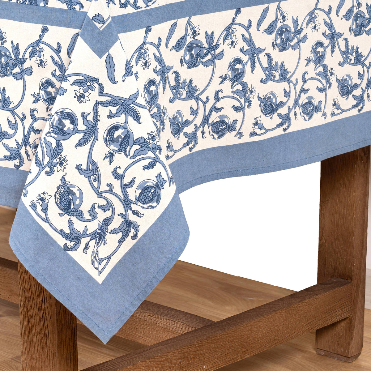 French Tablecloth Granada Cornflower Blue