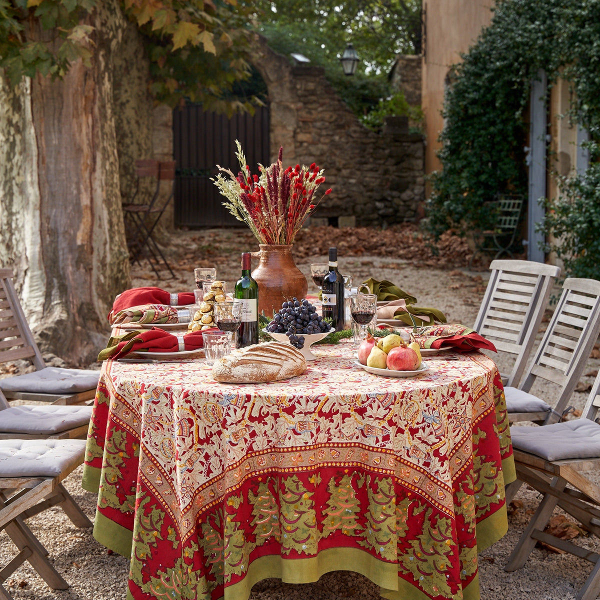 French Tablecloth Noel