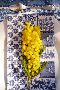 Provence Avignon Napkins in Blue & Marine , Set of 6