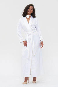 Long Silky Satin Robe