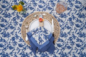Granada Cornflower Napkins in Blue, Set of 6