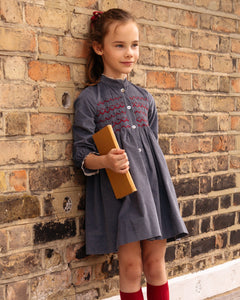 Ines Dress in Midnight Blue