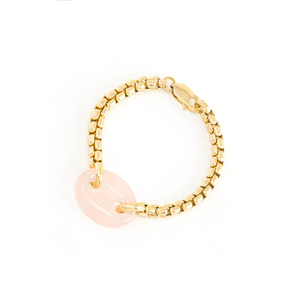 Single Stone Mariner Link Bracelet