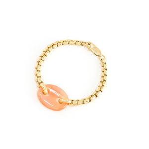 Single Stone Mariner Link Bracelet