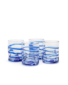 Dimple Tumblers, Set of 4