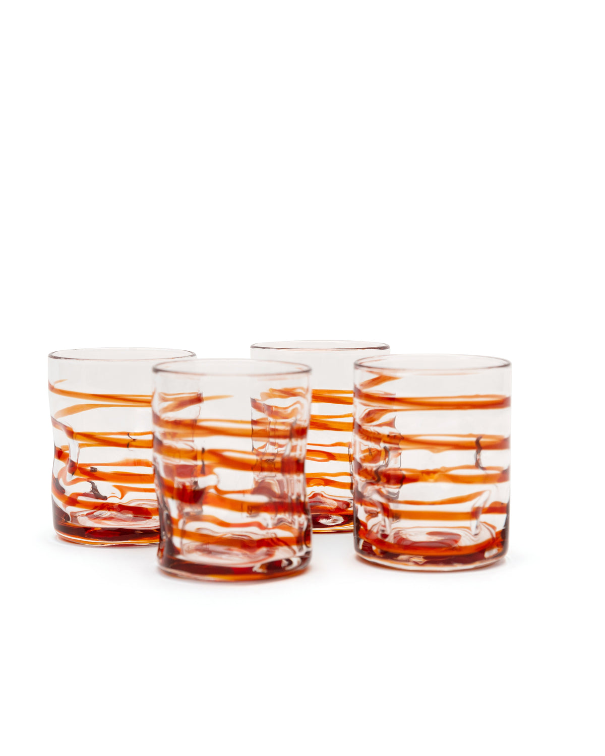 Dimple Tumblers, Set of 4