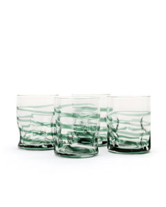 Dimple Tumblers, Set of 4