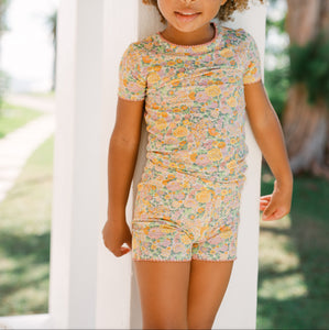 Girls Elysian Day Shirt And Short Pajamas Set