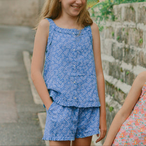 Girls Rosebay Ruffle Tank And Short Set